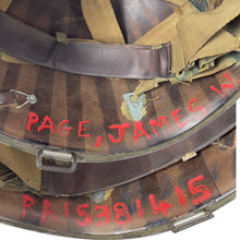 Load image into Gallery viewer, WWII - Korean War US Army M1 Helmet, FS/SB, Firestone - Named