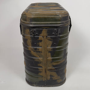 Vietnam War US Army Mermite Container with Field Applied Camouflage, 1967