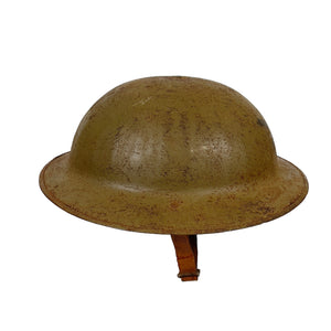 WWI British Helmet, Machine Gun Iinsignia
