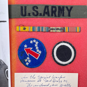 WWII-Vietnam War US Army Insignia, Lt Gen Yarborough - Father of the Modern Green Berets