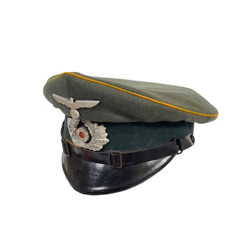 WWII Nazi Army/Heer Signals EM/NCO Visor Cap