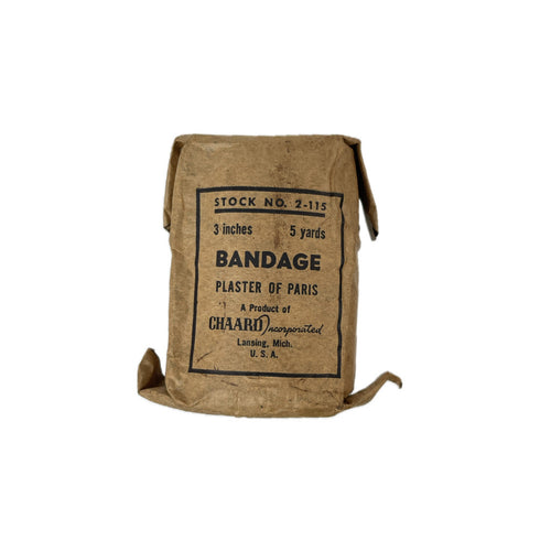 WWII US Navy Plaster of Paris Bandage, Stock No. 2-115