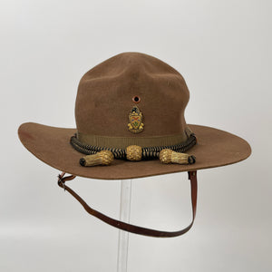 Pre-WWII US Army Officers Campaign Hat, 11th Cavalry Regiment