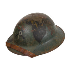 Load image into Gallery viewer, WWI U.S. 55th Pioneer Regiment Camouflage Painted Helmet