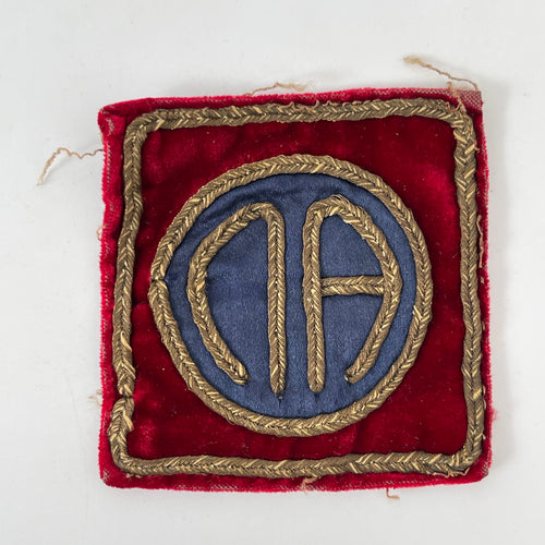 WWI US Army 82nd Division Velvet Patch