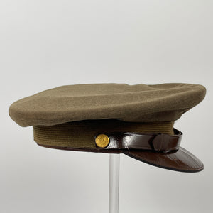 WWII US Army Enlisted Visor, Named