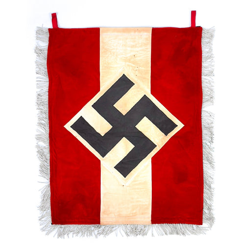 WWII Nazi Hitler Youth Trumpet Banner - Double Sided