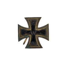 Load image into Gallery viewer, WWI German Iron Cross First Class, Pinback, Unmarked