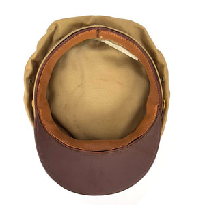 WWII US Army Officer’s Tan Crusher Style Visor