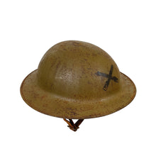 Load image into Gallery viewer, WWI British Helmet, Machine Gun Iinsignia