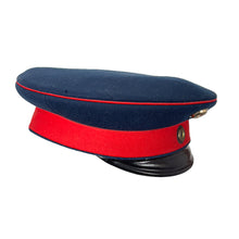 Load image into Gallery viewer, Pre-WWI Imperial German Prussian Dark Blue Infantry Enlisted Visor