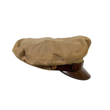 Load image into Gallery viewer, WWII US Army Officers Tan Visor, Named