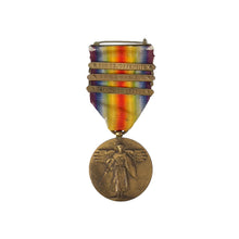 Load image into Gallery viewer, WWI US Army Victory Medal, Somme, Ypres-Lys, 27th &amp; 30th Div