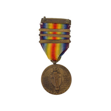 Load image into Gallery viewer, WWI US Army Victory Medal, Somme, Ypres-Lys, 27th &amp; 30th Div