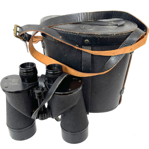 WWII US Mark 32 Mod 7 Binoculars and Case