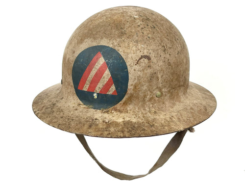 WWII Civil Defense Helmet, Air Raid Warden