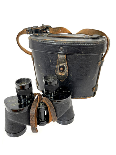 WWII Mark 33 Binoculars and Case