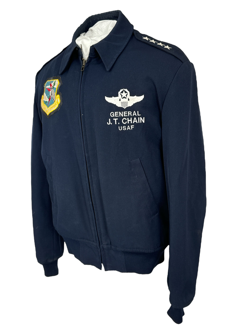 US Air Force Flight Jacket of General John T. Chain