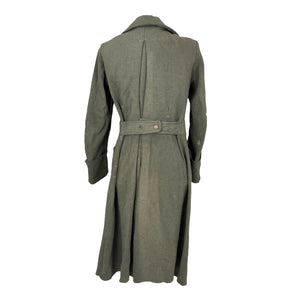 WWII German M42 Overcoat w/ SS Insignia Ghosting