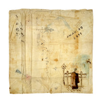 Load image into Gallery viewer, Post-WWII US Souvenir Napkin Made by an Okinawan Japanese POW, December 23, 1945