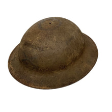 Load image into Gallery viewer, WWI US Army M1917 Helmet Shell w/ Partial Liner, 7th Anti-Aircraft Artillery