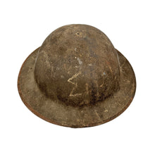 Load image into Gallery viewer, WWI US Army M1917 Helmet w/ Liner, 110th Sanitary Train, 35th Div