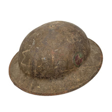 Load image into Gallery viewer, WWI US Army M1917 Helmet w/ Liner, 110th Sanitary Train, 35th Div