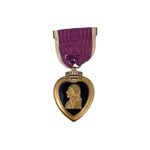 WWI US Army Purple Heart Grouping, PVT. Hans O. Johnson 128th MG BN, 35th Div