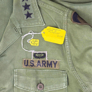 Vietnam War era US Army Sateen OG-107 Uniform & Ball Cap, Lt Gen Elmer H. Almquist