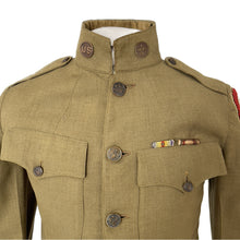 Load image into Gallery viewer, WWI US Army Private Purchase Uniform, 1SG Harold B Graham, 11th Co., 2nd ASM Rgt