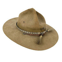 Load image into Gallery viewer, Pre-WWI Mexican Expedition US Army Officer’s Campaign Hat w/ Horse Hair Braid, Named