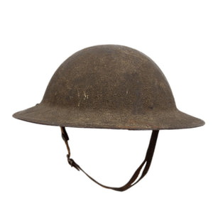 WWI US Army M1917 Helmet w/ Wilmer Holes, 91st Div