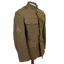 Load image into Gallery viewer, WWI US Army Wool Uniform, 102nd Trench Mortar Btry, 27th Div