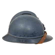 Load image into Gallery viewer, WWI French Army Private Purchase Adrian Infantry Helmet with Liner and Chinstrap