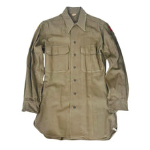 Load image into Gallery viewer, WWII US Army Ike Jacket with Shirt and Theater Made Bracelet, named Robert L. Withrow 7th FA, 1st ID