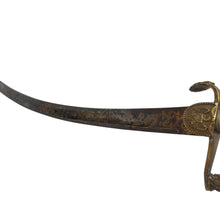 Load image into Gallery viewer, Pre Civil War Eagle Head Sword, Silver-Plated and Etched