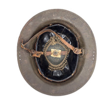 Load image into Gallery viewer, WWI US Army M1917 Helmet w/ Wilmer Holes, 91st Div