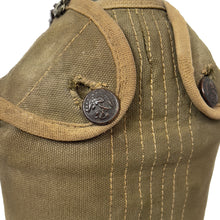 Load image into Gallery viewer, WWI USMC Early M1910 Pea Green Cover w/ USMC Buttons &amp; Stamp, Named