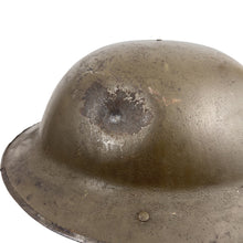 Load image into Gallery viewer, WWI US Army British Made Helmet w/ Liner &amp; Chinatrap, 3rd BN, 9th Inf Reg, 2nd Div