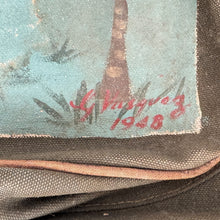 Load image into Gallery viewer, Post-WWII USAAF B-4 Flight Bag, Painted in Cavite City, Philippines, 1948