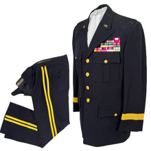 Load image into Gallery viewer, Vietnam War US Army General Officer’s German Made Dress Blues w/ Theater Made Ribbon Bar