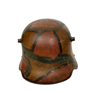 WWI German M17 Stahlhelm – Camouflage Helmet Shell (ET64)