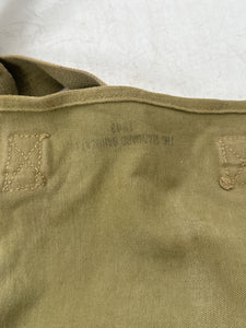 WWII US Army M36 Musette Bag, 1942 w/ Suspenders