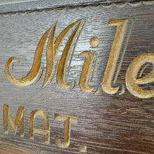 Load image into Gallery viewer, 1950’s Cold War US Army Western Area Command, Germany Desk Name Plate, MG Miles Reber