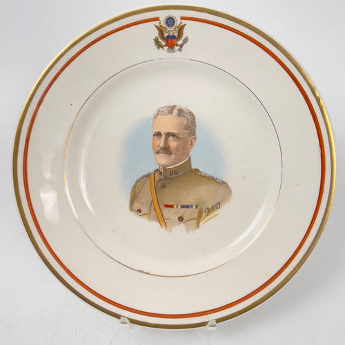 WWI US General John J. Pershing Patriotic Plate