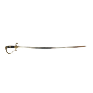 WWII-Era German Lion Head Sword & Scabbard by E. Pack & Söhne