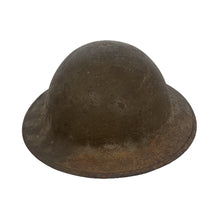 Load image into Gallery viewer, WWI US Army M1917 Helmet with Loose Liner and Broken Chinstrap, 4th Corps