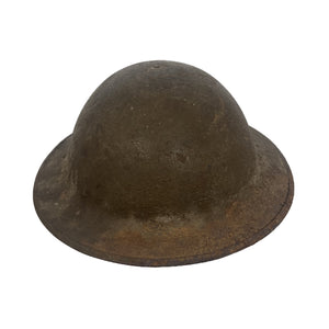 WWI US Army M1917 Helmet with Loose Liner and Broken Chinstrap, 4th Corps