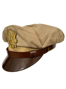 WWII US Army "Crusher" Cap - Lt. Gen. Lewis H. Brereton