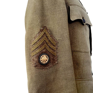 WWI US Army Enlisted Private Purchase Wool Uniform, GHQ SGT Motor-Transportation Corps